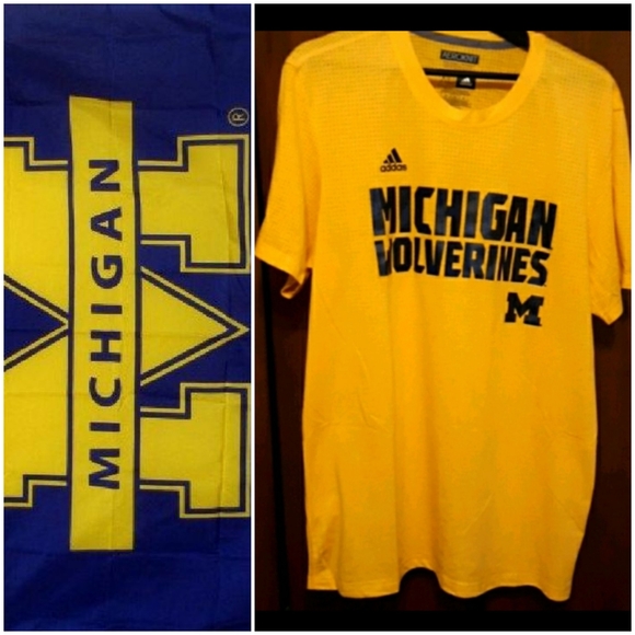 adidas Other - Michigan Wolverines Adidas shirt NWOT